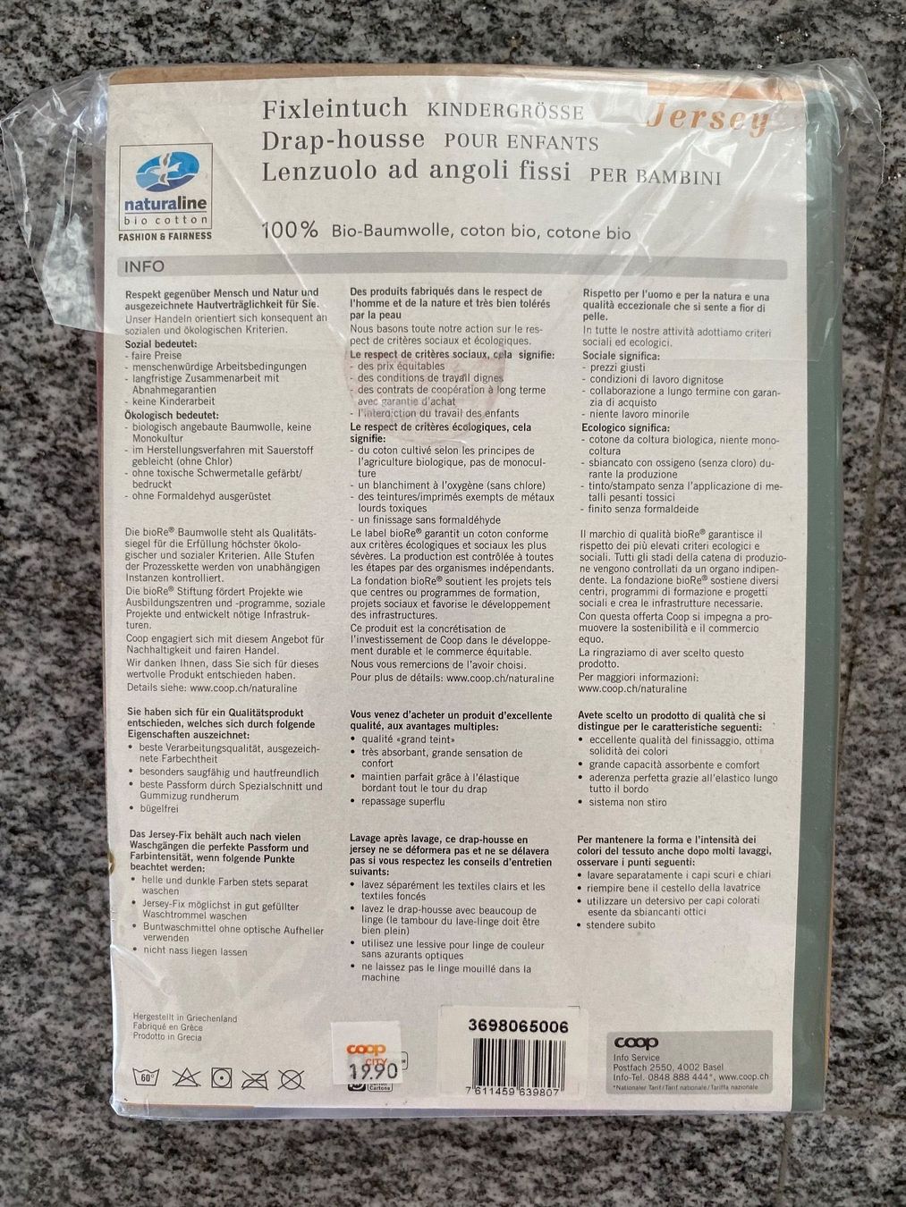 Coop Biancheria da letto: Fixleintuch Kindergrösse (neu) – Nuovo e nell'imballaggio originale da Bern venduto da Infri09 3