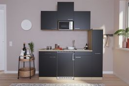 469 Singleküche Küchenzeile 180cm E/S/SW - Küche Einbauküche