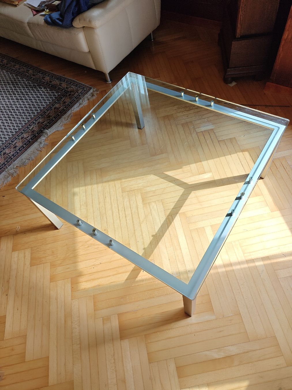 Tische: Salon Tisch aus Glas – Gebraucht aus Pieterlen von Saemelili 3