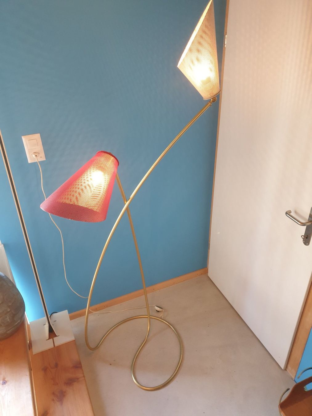 Lampade: 50's Floorlamp vom feinsten Design – Usato da rebstein venduto da spacy73 1