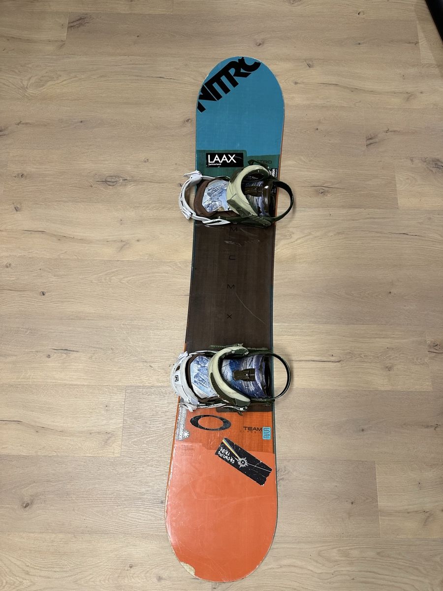 Board: Nitro Team Snowboard inkl. Bindung – Usato da Riedern venduto da Fadrinski