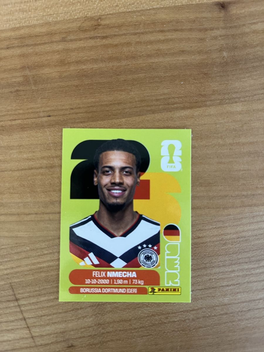 Panini Carte collezionabili: Panini 2026 - Felix Nmecha – Nuovo (secondo la descrizione) da lüscherz venduto da simple_nic