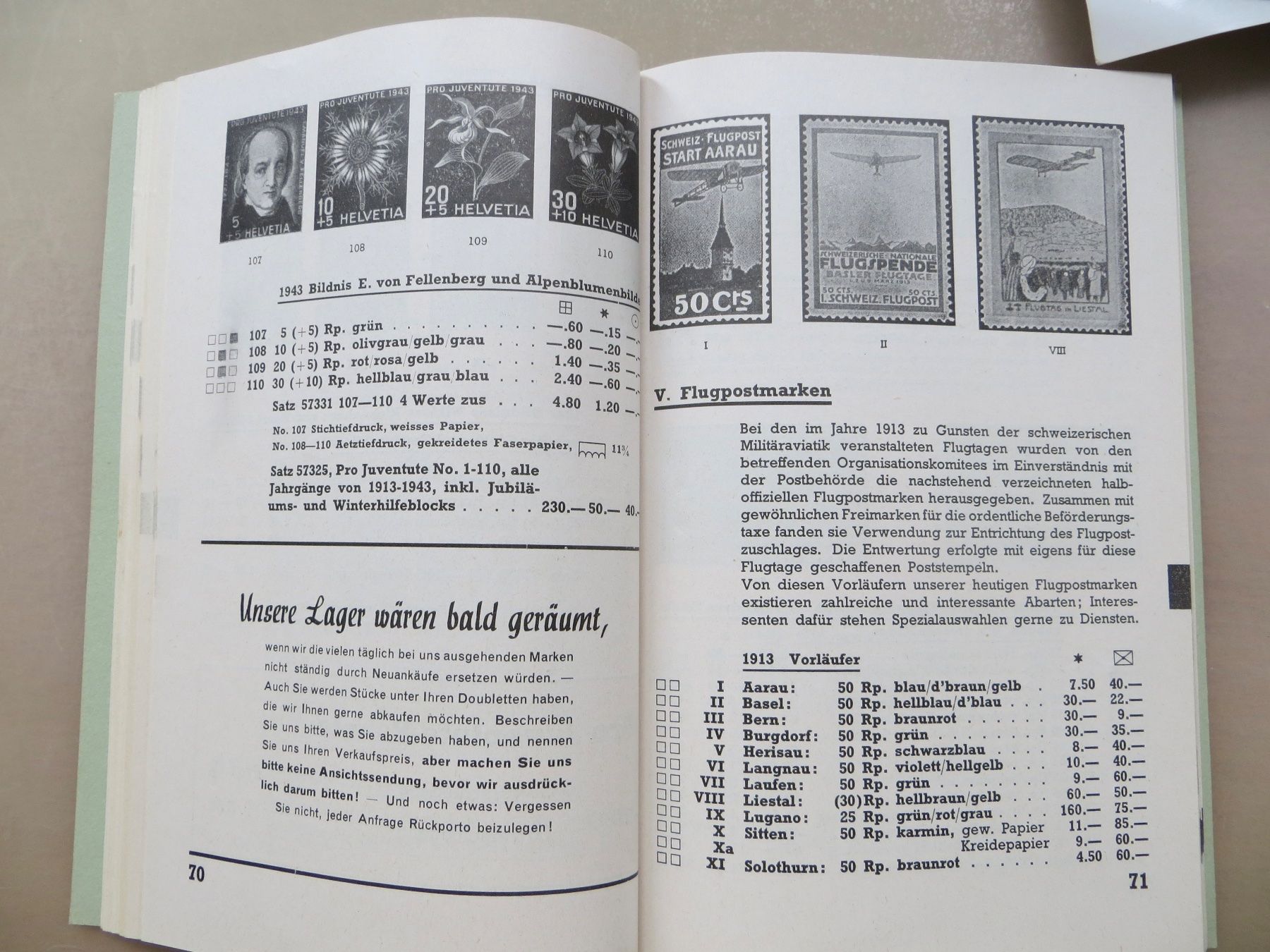 Libri: Müller-Katalog CH/FL 1944 – Usato da Basel venduto da 8013 4