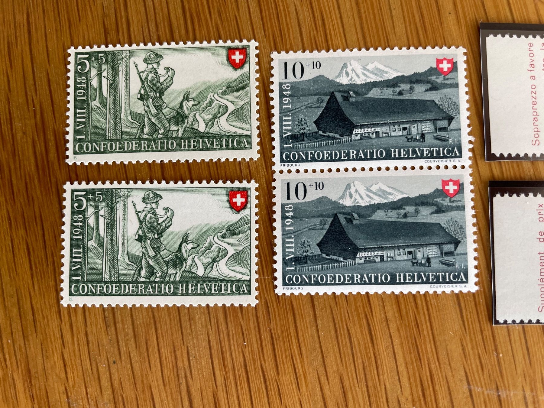 Tous les timbres: PP 1948** en double – D'occasion à Sonceboz-Sombeval par Comment2 1