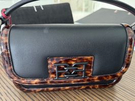 BALLY klassisch UMHÄNGTASCHE BRODYE-LEDER MONOGRAM 22X12X5,5