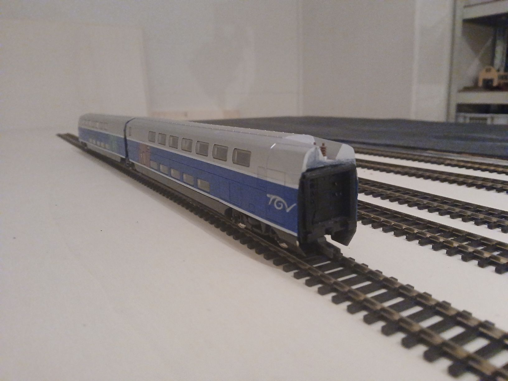 Mehano Trains électriques: H0 SNCF Testwagen TGV Mehano – Défectueux à Brügg BE par Just_standing_here