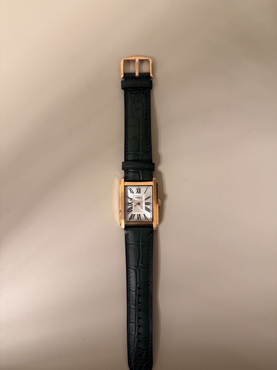 Fossil Uhren: Fossil Carraway Green & Rosegold – Neu (gemäss Beschreibung) aus Näfels von sellmemoric