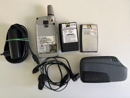 Ericsson T39m Oldtimer Handy, Rarität, mit Zubehör, Top!