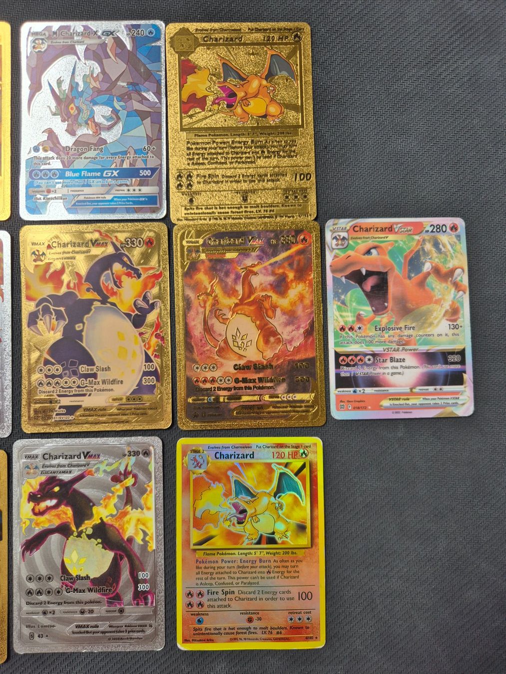 Pokémon Sammelbilder & Trading cards: Gefälschte Glurak Pokémon Karten Set – Gebraucht aus Opfikon von Steins_Siedlung 2