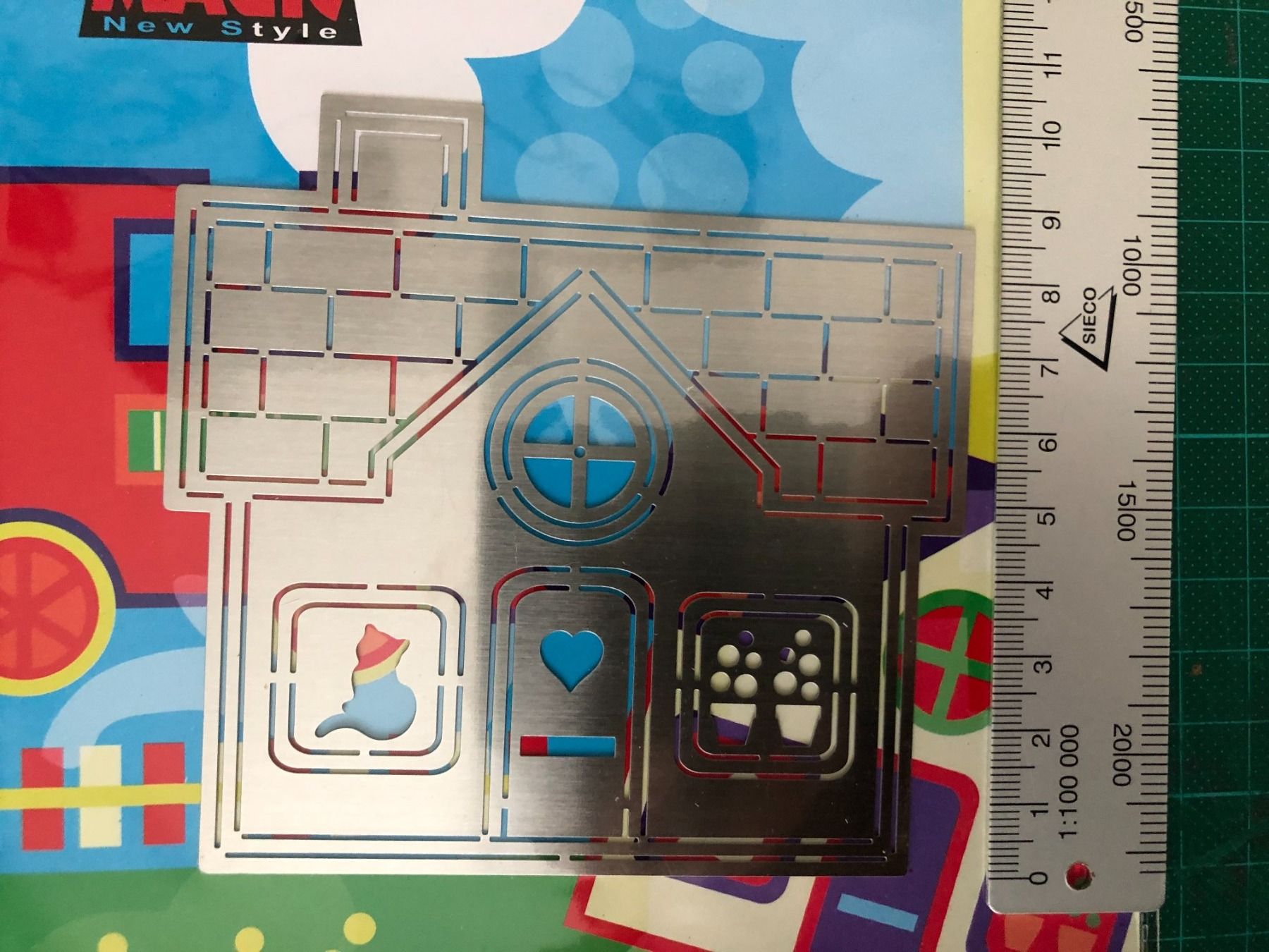 Sciablone: Scrap Magic-New Style- Nellies - 5 Stk. - Vorlage – Nuovo e nell'imballaggio originale da Fischbach-Göslikon venduto da 78anna 7