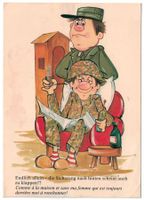 Militärhumor: Endlich allein… KASERNE WANGEN A.A.