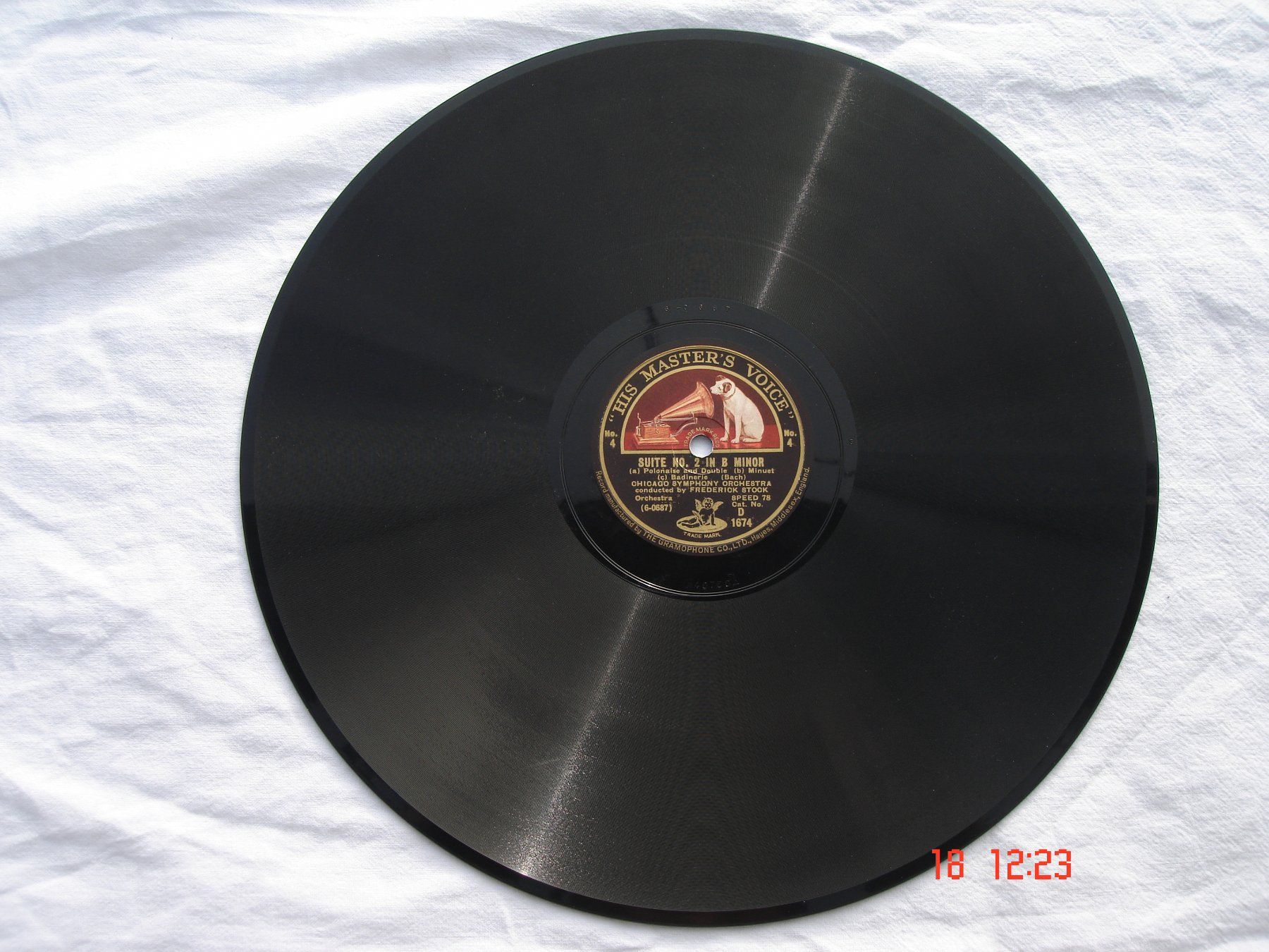 Schallplatten: Schellackplatten J.S.Bach Orchestersuite Nr.2 h-Moll – Gebraucht aus Aeschi SO von abi1951 4