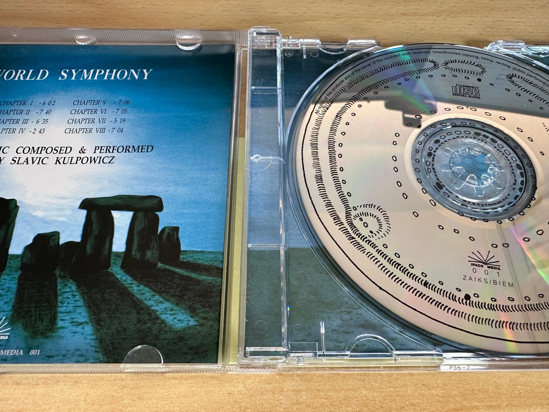 CD: Slavic Kulpowicz – World Symphony – Usato da Rikon im Tösstal venduto da Alpenmutz 2