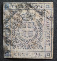 Modena MNr. 9c 20 Centesimi gestempelt