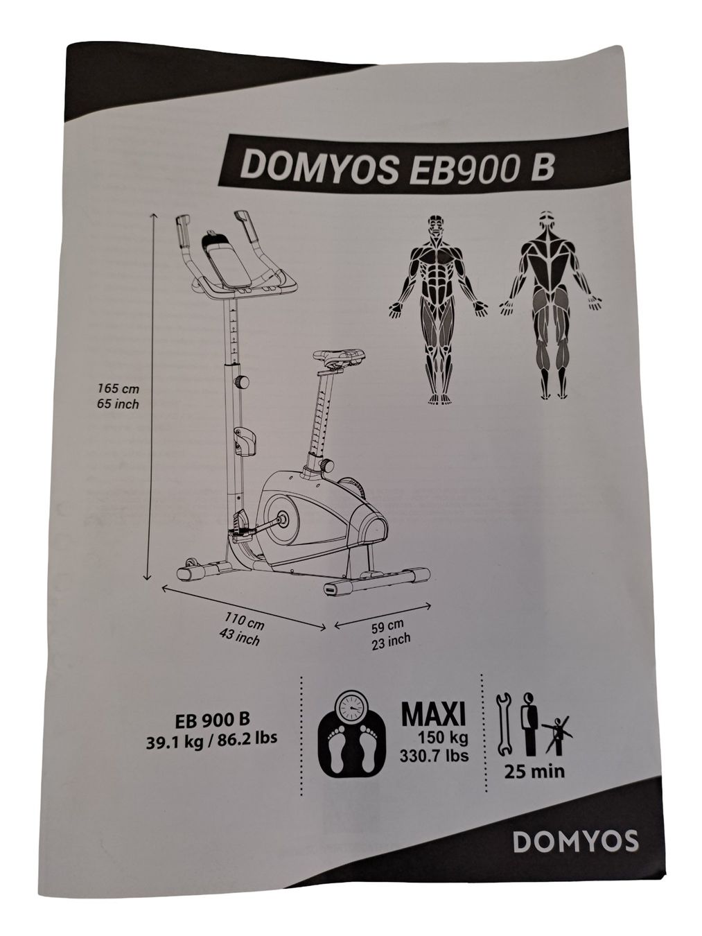 Hometrainer: Domyos Heimtrainer Connected Eigenantrieb EB900 B – Gebraucht aus Männedorf von Restwert_Maennedorf 7
