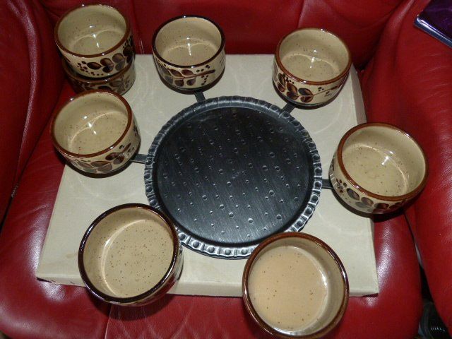 Elettrodomestici da cucina: Fondue-Karussell Landert mit 8 Schalen – Usato da Nunningen venduto da Ave51 1