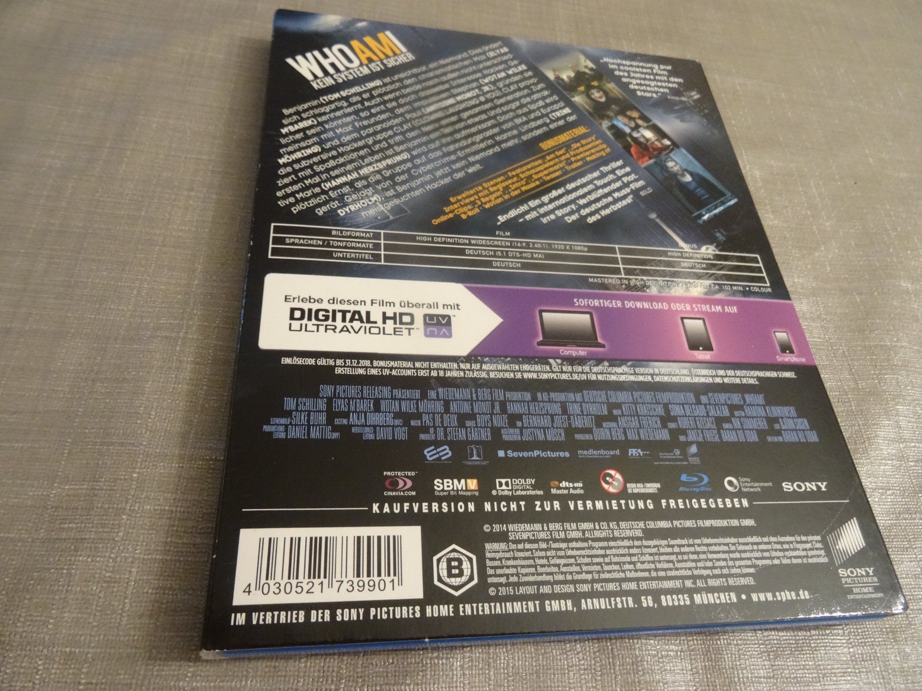 Tutti i DVDs: Who Am I - Kein System ist sicher  Blu-Ray – Usato da Olten venduto da Disc-Verkauf 1