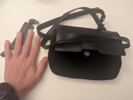 leather belt bag new