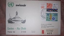 Swissair Geneve - Abu Dhabi 02.04.1982