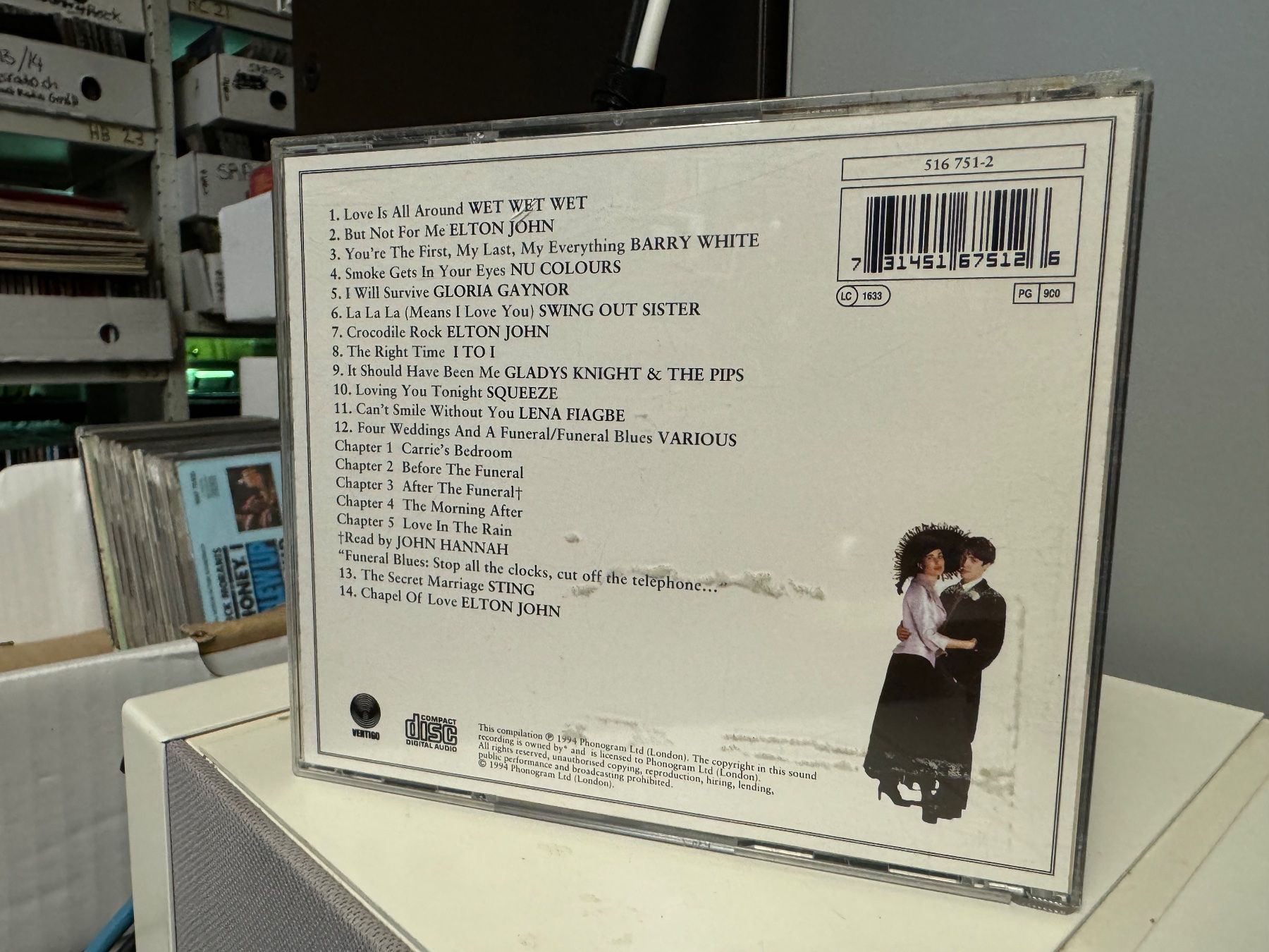 CD: Four Weddings And A Funeral - HA11K – Usato da Küsnacht ZH venduto da Jazztilldawn 1