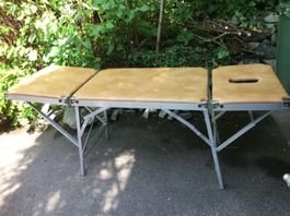 Massageliege klappbar beige mit Tasche; guter Zustand