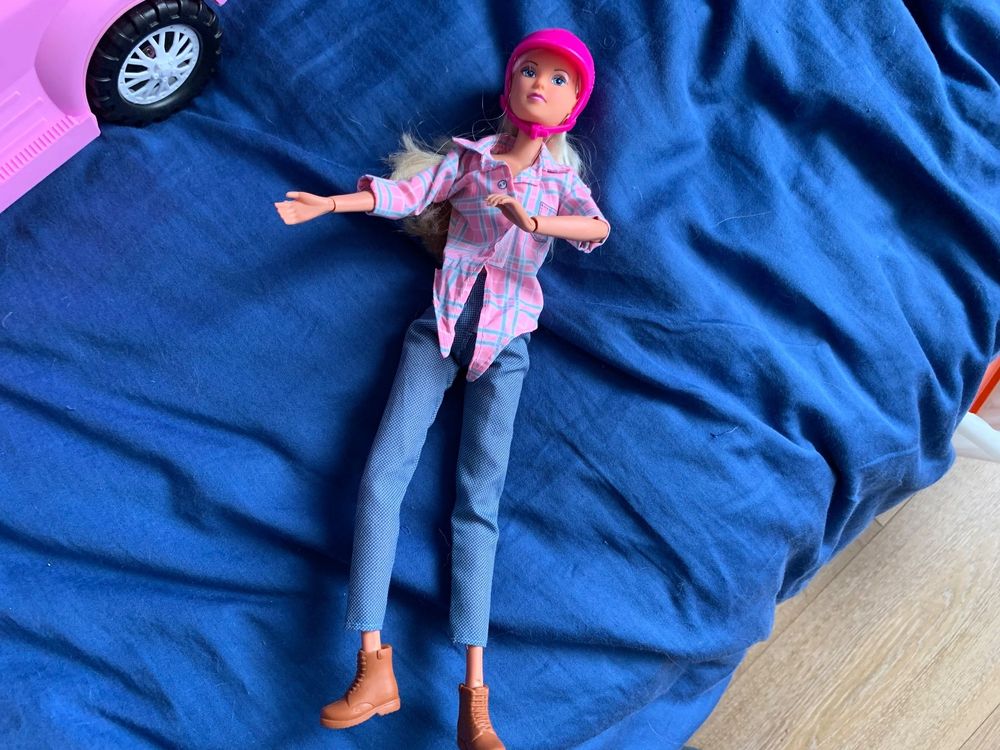 Barbie Auto mit Pferdeanhänger Kaufen auf Ricardo