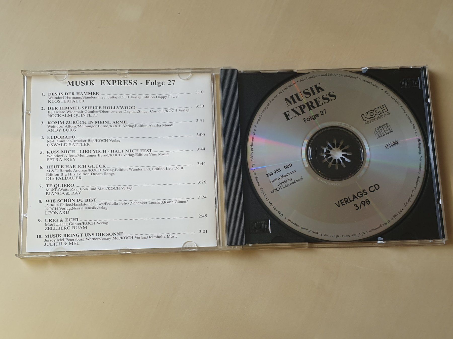 CDs: Musik Express Folge 27 – D'occasion à Stansstad par collectorsshop 2