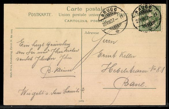 Cartoline postali: AK Brugg, römisches Amphitheater – Usato da Berlin venduto da bartko-reher 1