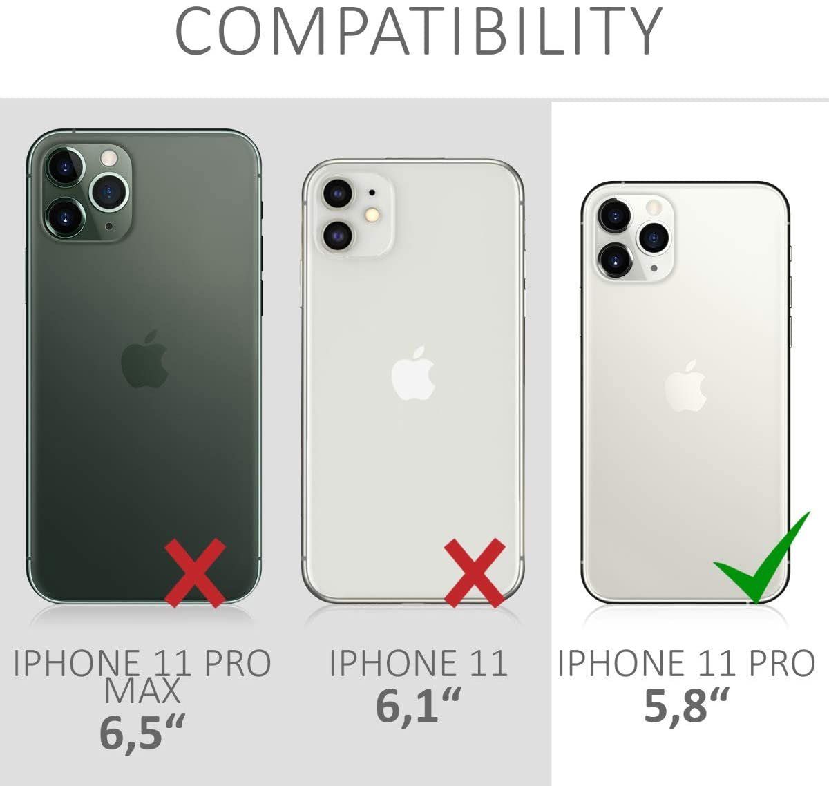Cover & Protezioni schermo: iPhone 11 PRO Hülle Etui Wallet Case Flip Cover Tasche Coque – Nuovo e nell'imballaggio originale da Volketswil venduto da coverandmore 6