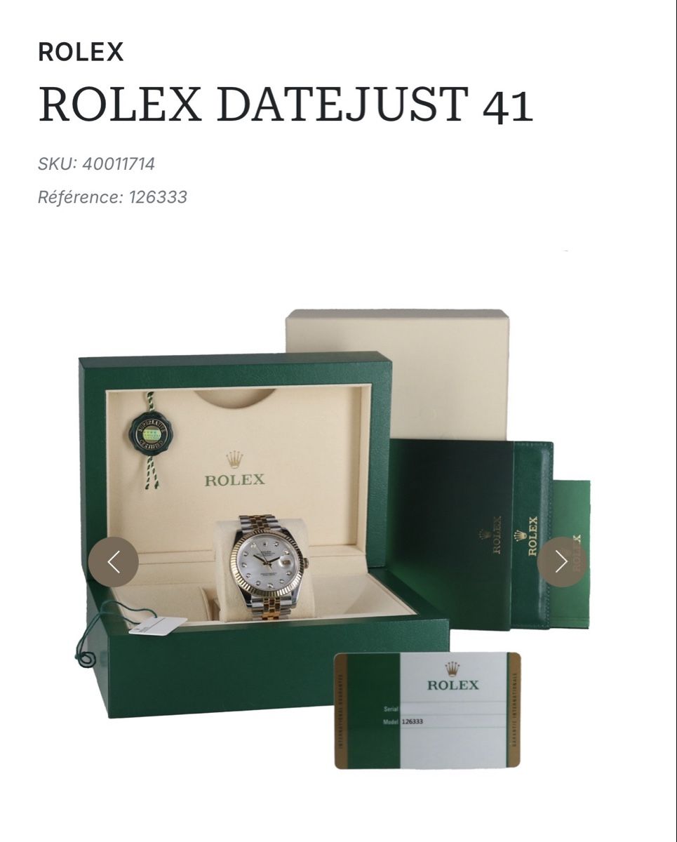 Rolex Orologi: Rolex Datejust 41 mm Bicolor mit Diamanten – Usato da Basel venduto da David_2019 3