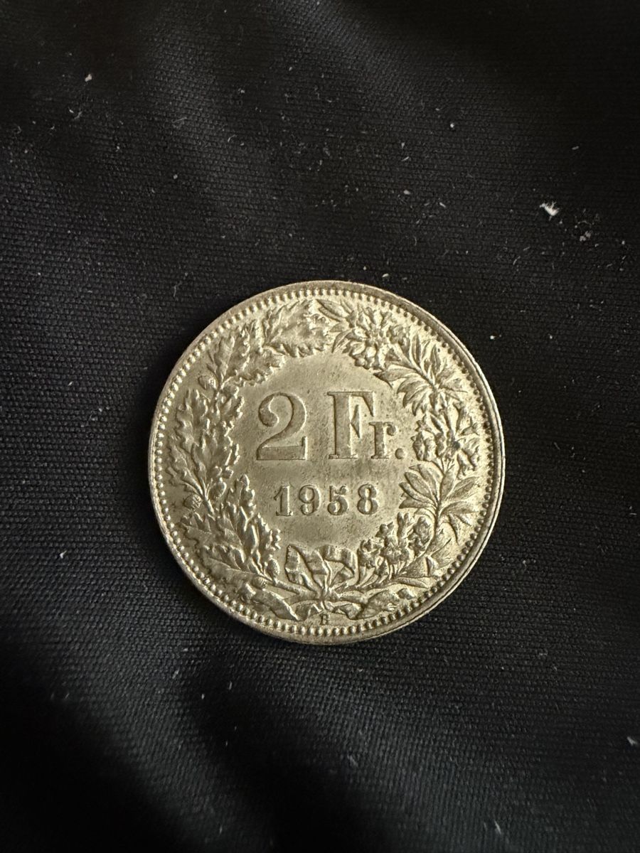 Toutes les monnaies: 2 Franc Suisse 1958 Argent  – D'occasion à Binningen par Cchatz 1