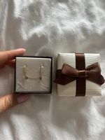 Gold 14 carats earrings with stones