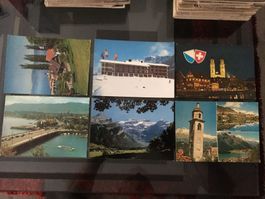 9x ancienne carte Postale Postkarten CH
