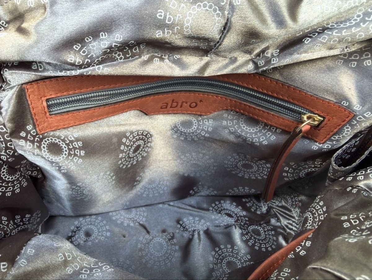 Abro Borse da donna: VINTAGE TERRACOTTA ABRO ECHTLEDER TASCHE – Usato da Stäfa venduto da prelovedarchive 3