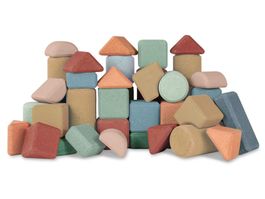 Tall Architects – 40 Korkbausteine - Spielsteine aus Kork
