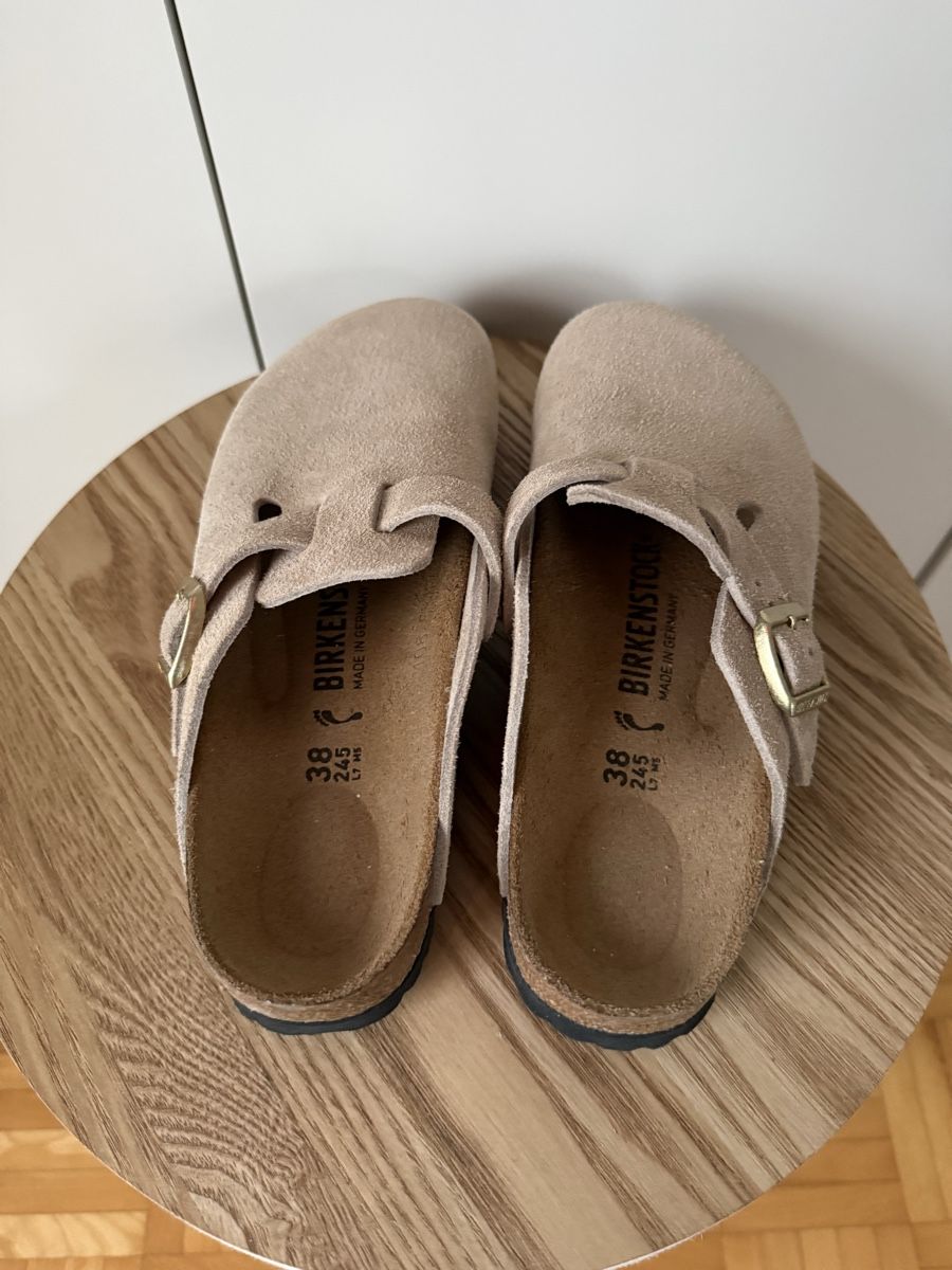 Birkenstock Scarpe da donna: Birkenstock Boston Grösse 39 Beige – Nuovo (secondo la descrizione) da Luzern venduto da Aistee 3