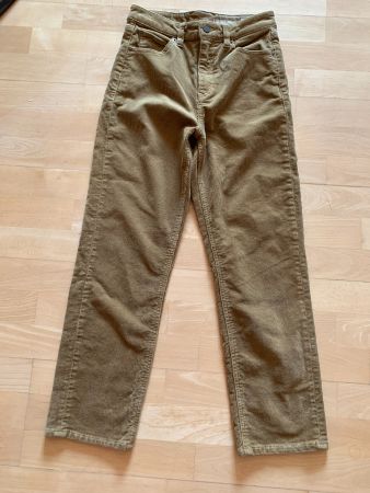 Volcom Stoned straight Damen Manchester Hose Gr. 27, Braun