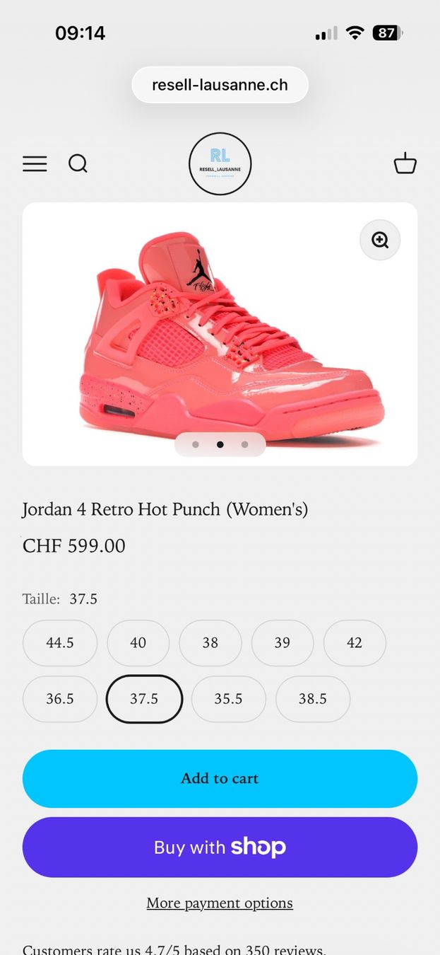 Jordan Scarpe da donna: Nike Air Jordan 4 Retro – Nuovo (secondo la descrizione) da Oberdiessbach venduto da BlackJade01 6