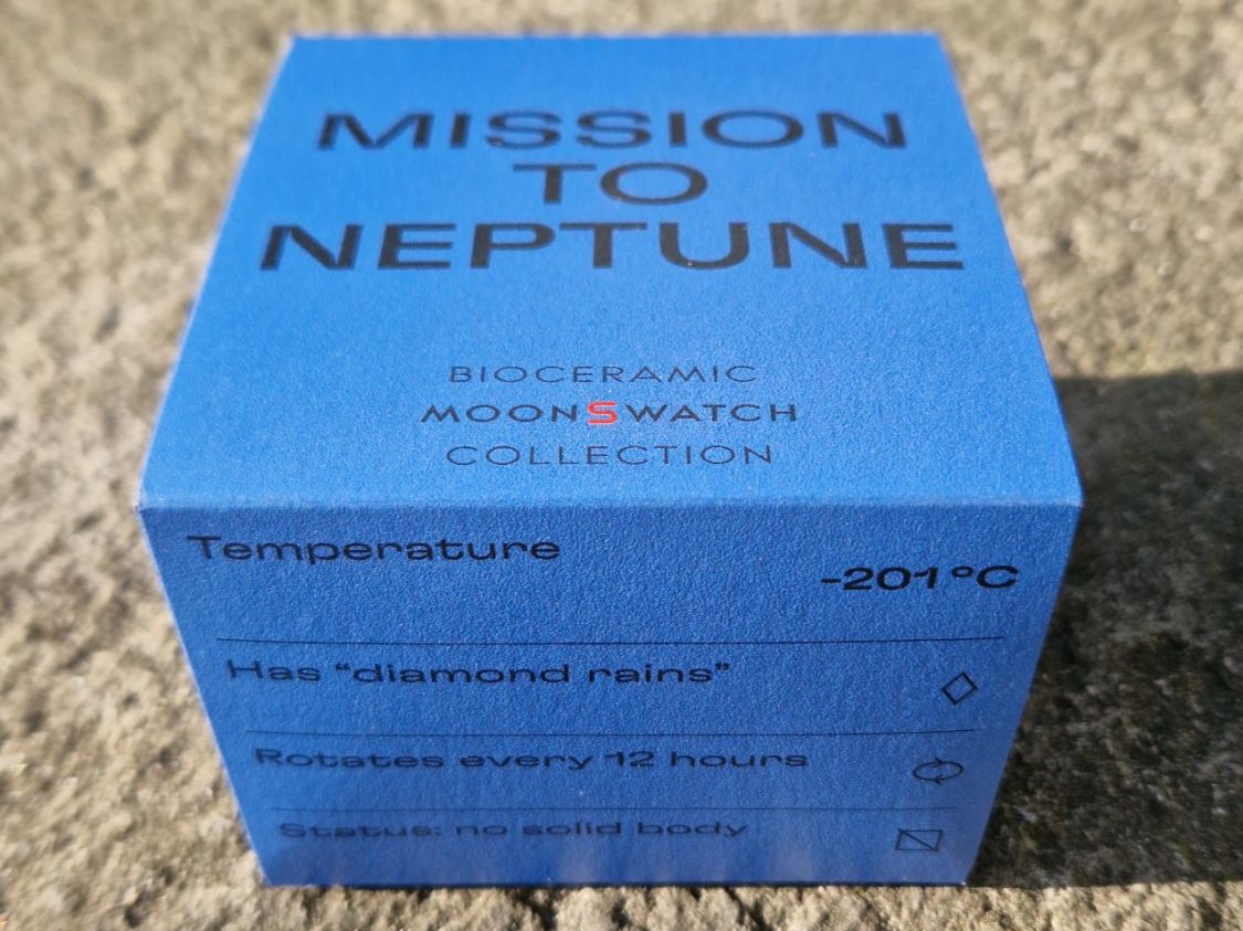 Swatch Orologi: Swatch Mission to Neptune – Nuovo e nell'imballaggio originale da Locarno venduto da BellTicino 2