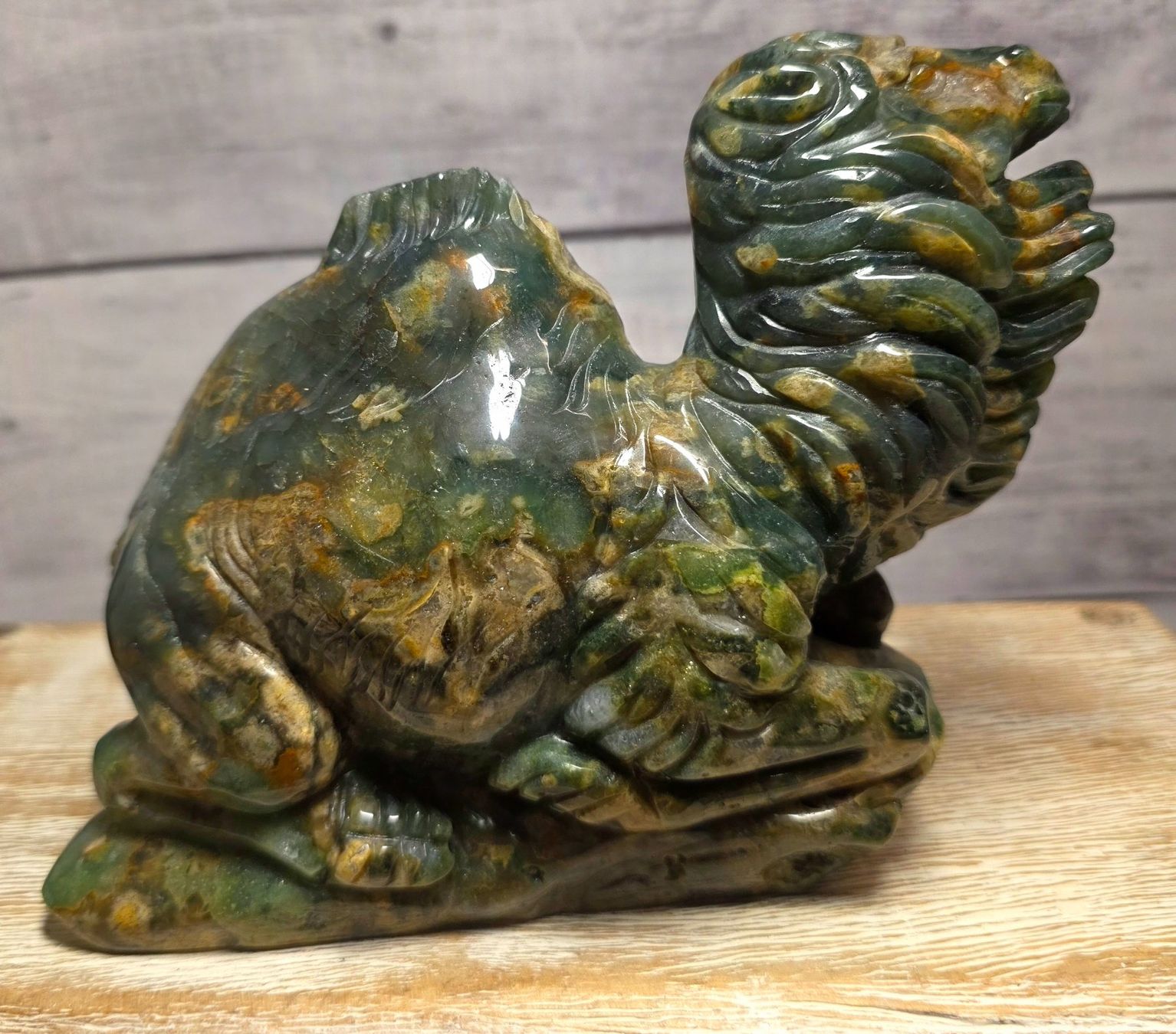 Minerali & Pietre curative: Regenwaldjaspis Dromedar 1.7kg – Nuovo e nell'imballaggio originale da Matzingen venduto da Shay_Crystalz 1