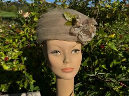 Dame Hut Vintage Original Tüll 60er J.