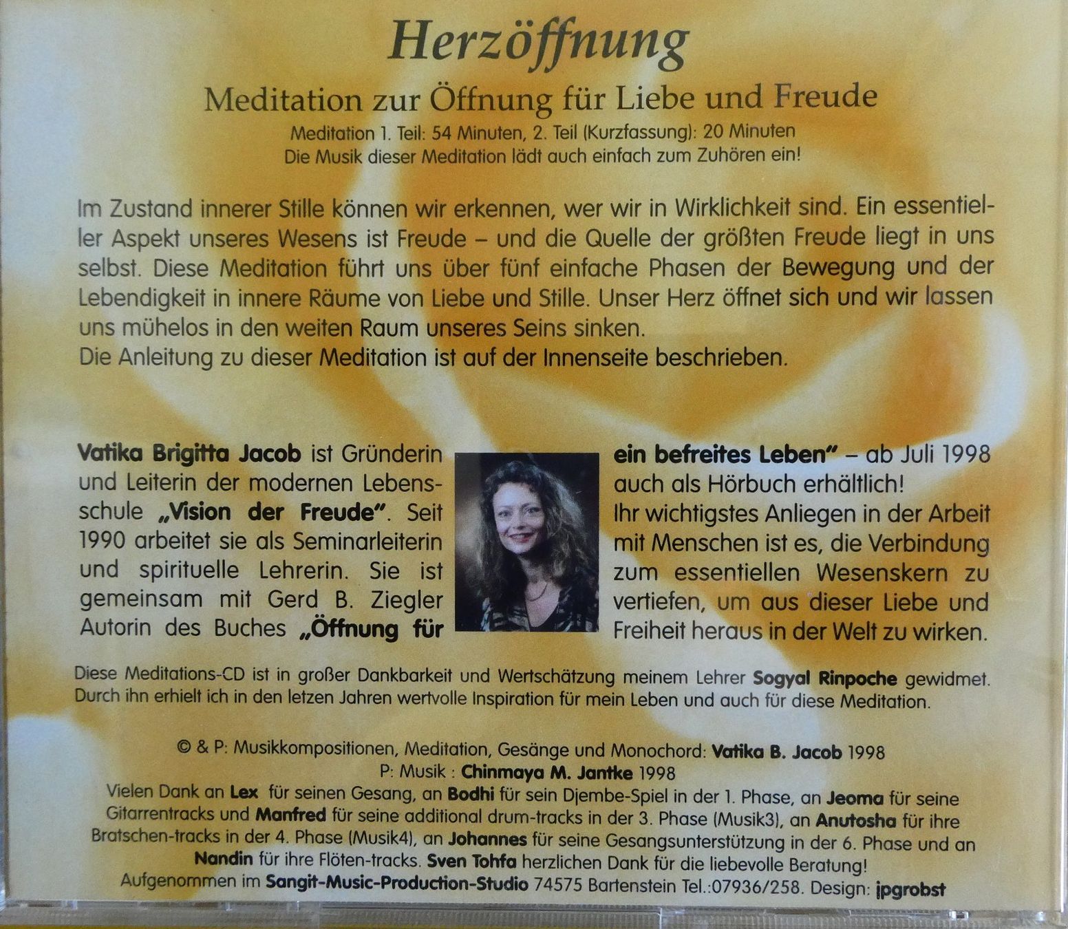 CD: Herzöffnung Vision der Freude – Nuovo (secondo la descrizione) da Jegenstorf venduto da Ak50 1