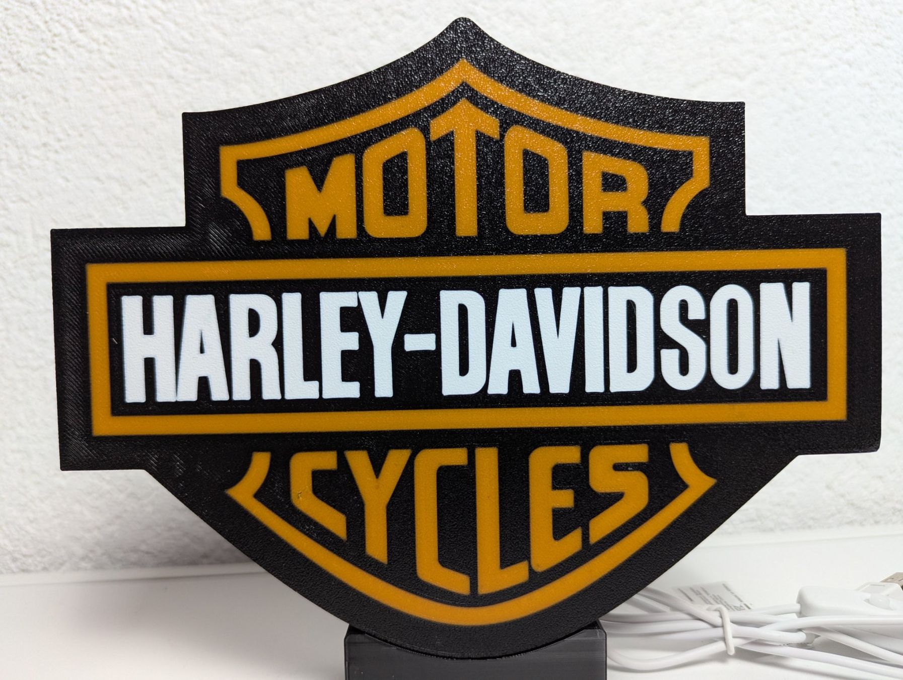 Lampade: Light Box/Logo Lumineux Harley-Davidson - USB – Nuovo e nell'imballaggio originale da Yvorne venduto da Bocchino_1291 1