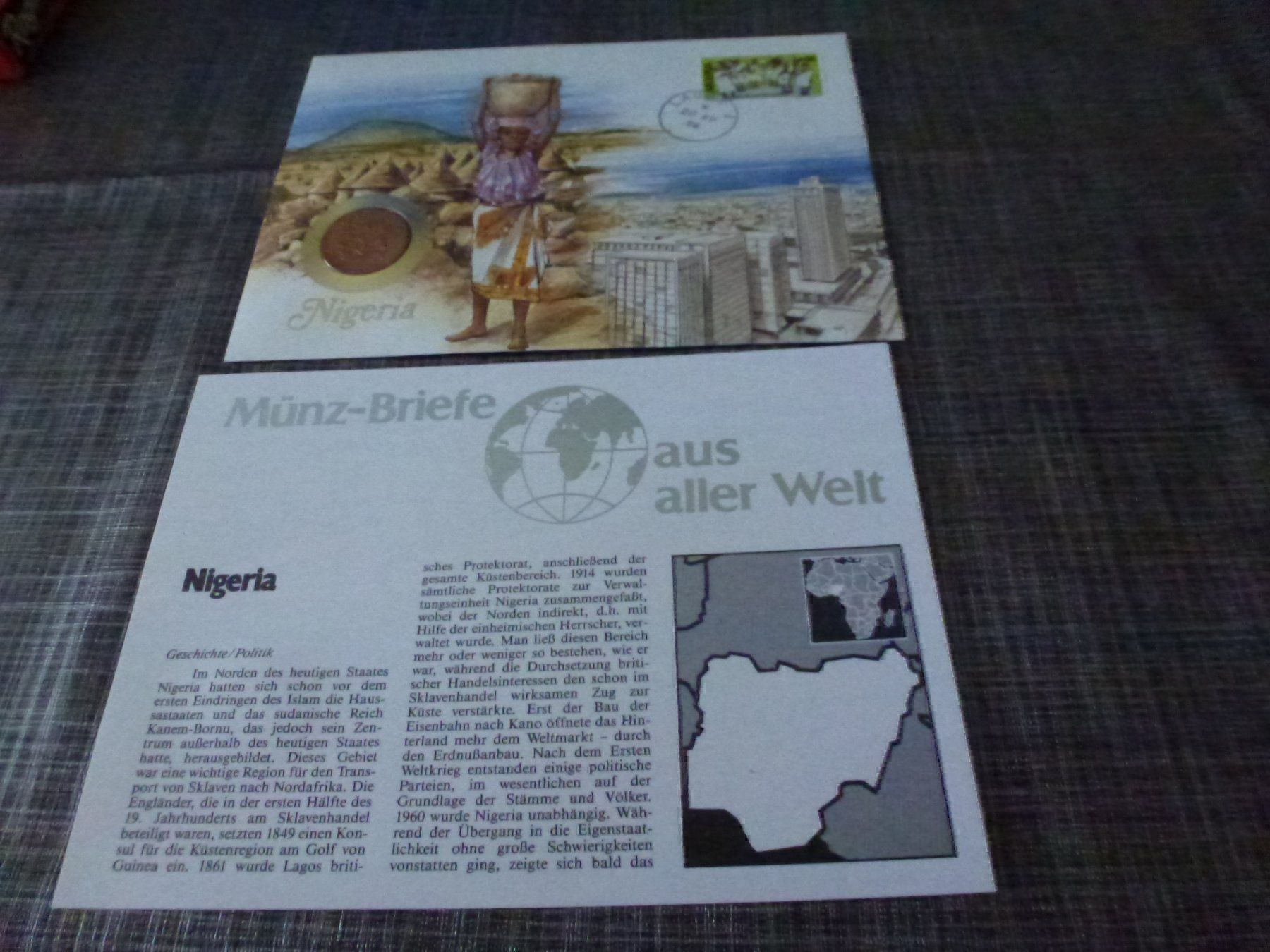 Tutti le monete: Münzbrief Nigeria – Usato da Olten venduto da Disc-Verkauf