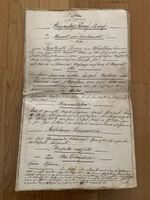Alter Kaufbrief 1864