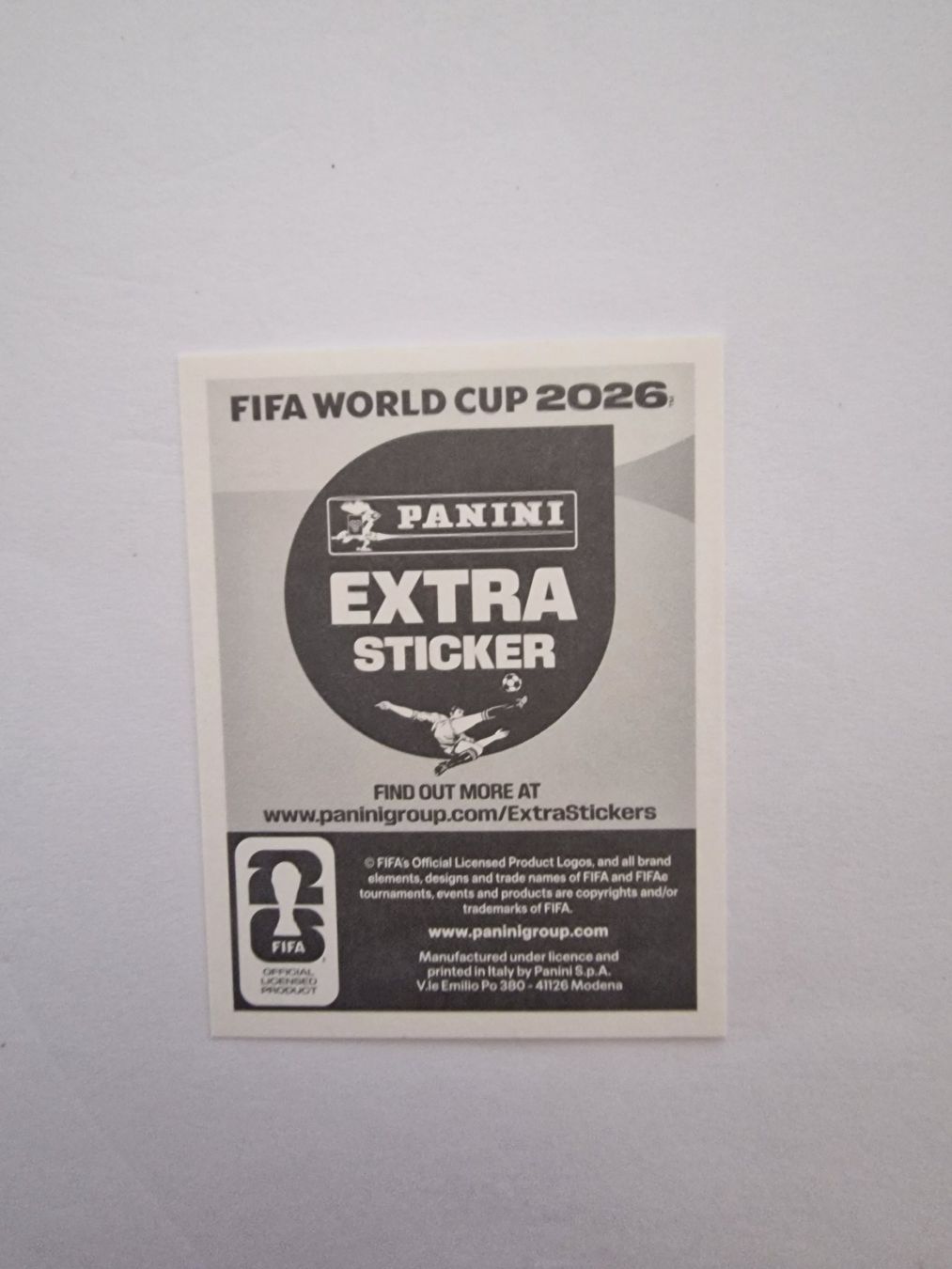 Panini Carte collezionabili: Panini extra sticker in silber – Nuovo (secondo la descrizione) da Adliswil venduto da vendor123 1