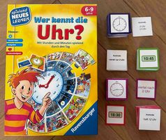 Uhrzeit spielerisch lernen - Montessori - wie neu