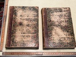 biblisches wörterbuch 1856, 2 bände, halbleder