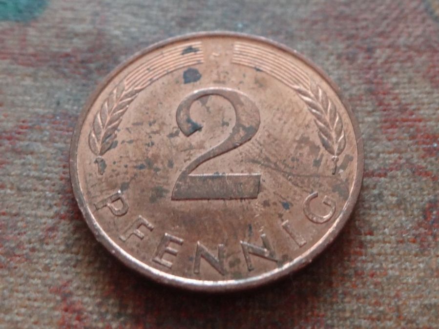 Tutti le monete: DEUTSCHLAND 2 Pfennig 1993 – Usato da Romanel-sur-Lausanne venduto da Swift13 1