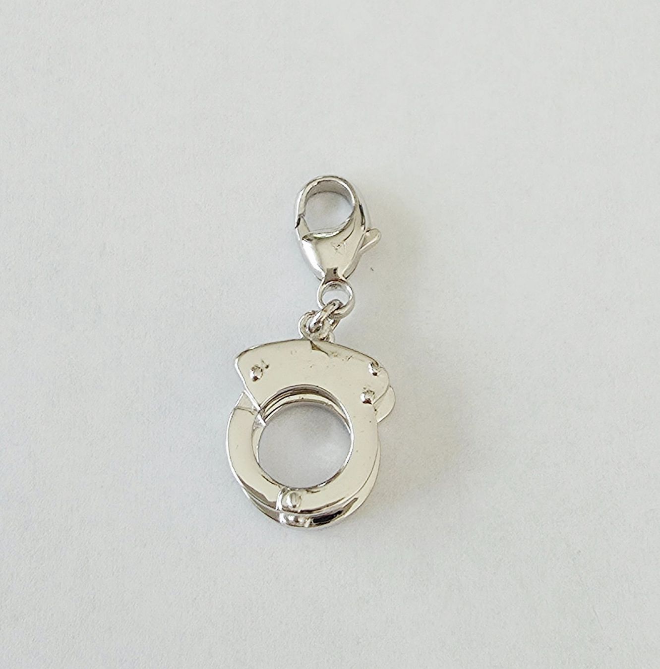 Anhänger: Charm " Handschellen" Silber 925 (rhodiniert) - Neu – Neu und originalverpackt aus Uetikon am See von Coralreef 3